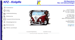 Desktop Screenshot of kfz-knoepfle.whoelse.de